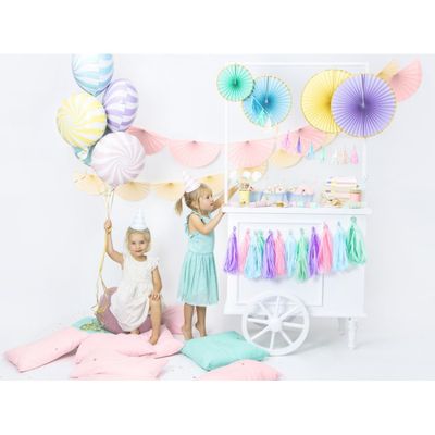 Folieballong Karamell 35 cm Ljusrosa