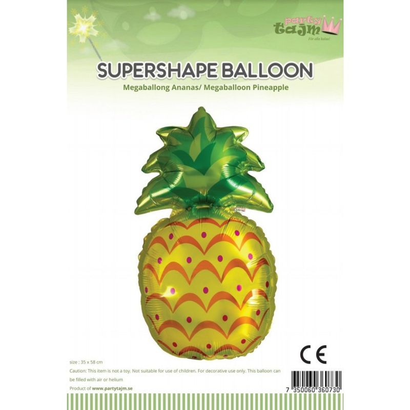 Folieballong Frukt