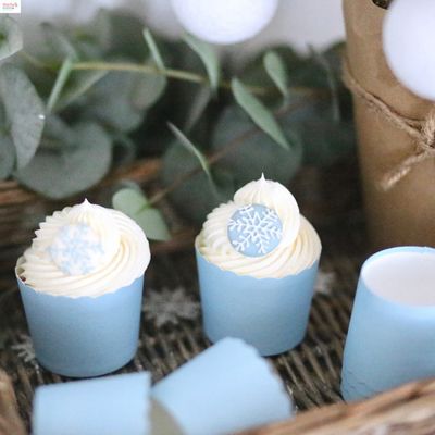 Muffinsformar, Snacksbägare Ljusblå