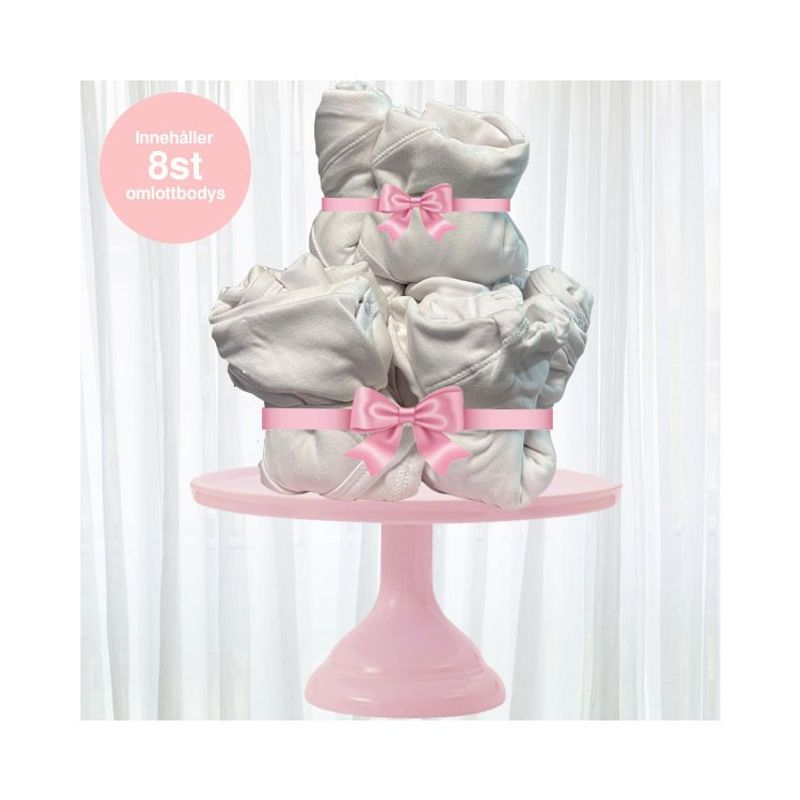 Blöjtårta av Babybodys Rosa