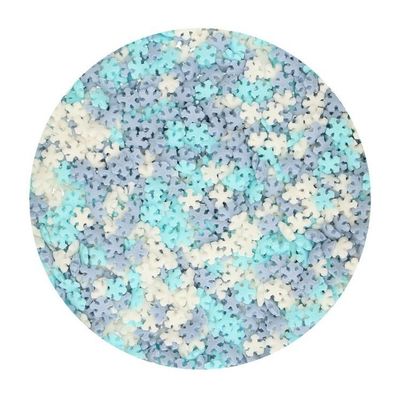 Strössel Snöflingor Mix