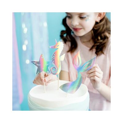 Cake Toppers Mermaid, Sjöjungfru