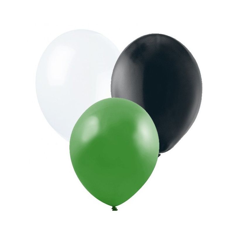 Ballonger Svart, Grön, Vit