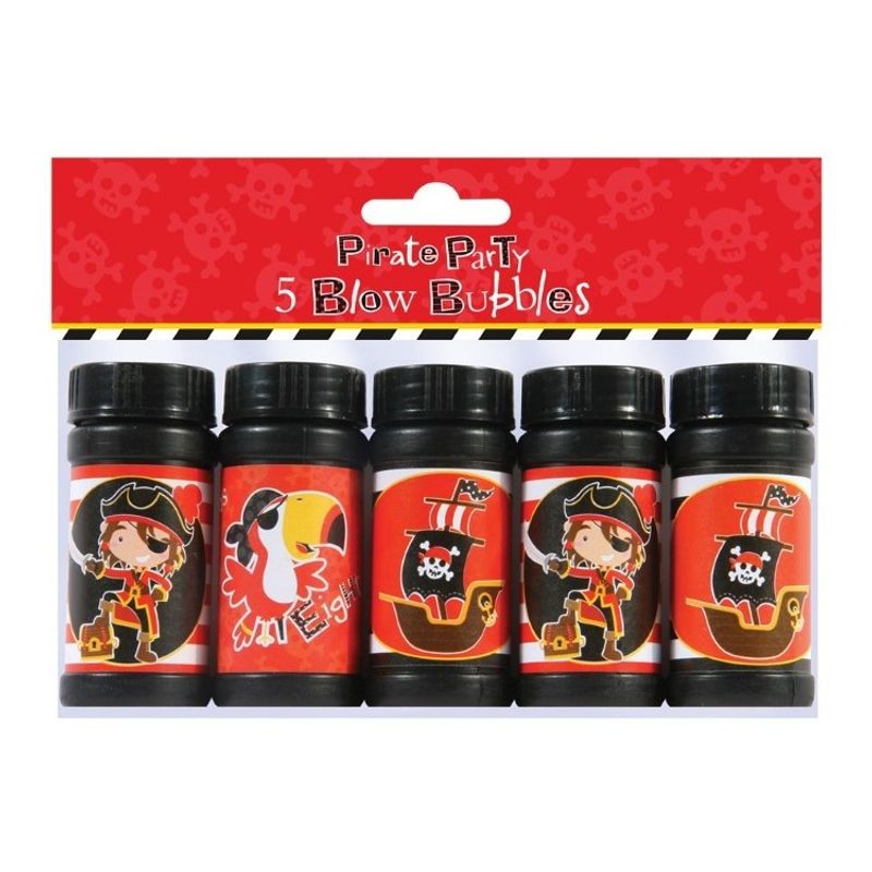 Såpbubblor Pirat Röd/svart
