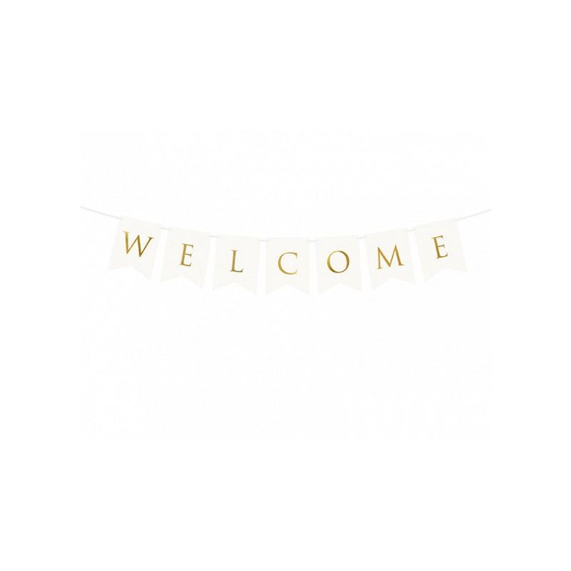 Vimpel "Welcome" Vit