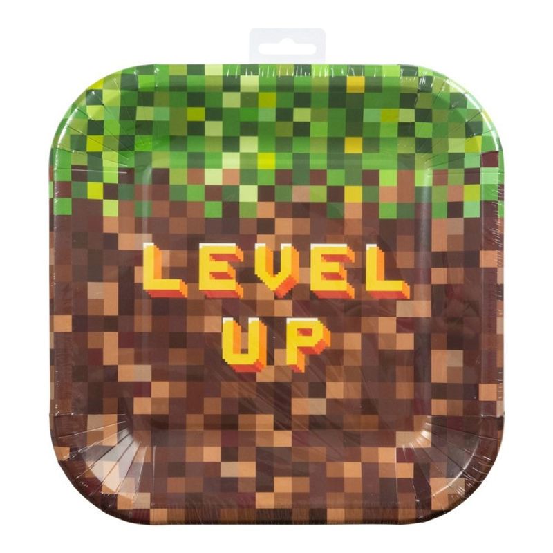 Papperstallrikar Minecraft Kalas