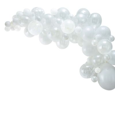 Ballongbåge Vit Mix