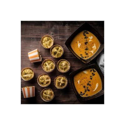 Muffinsformar, Snacksbägare Orange