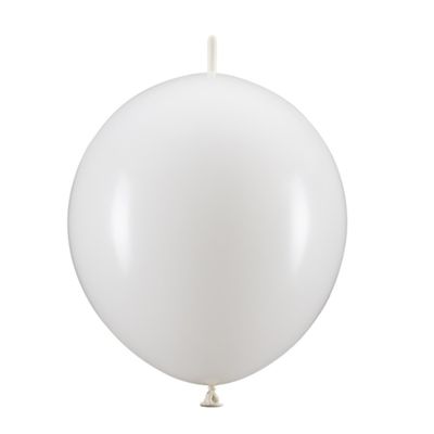 Länkande ballonger, vit