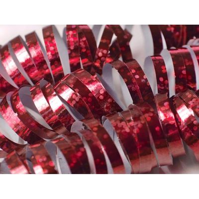 Serpentiner Metallic Röd
