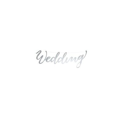 Bröllopsgirlang Wedding Silver