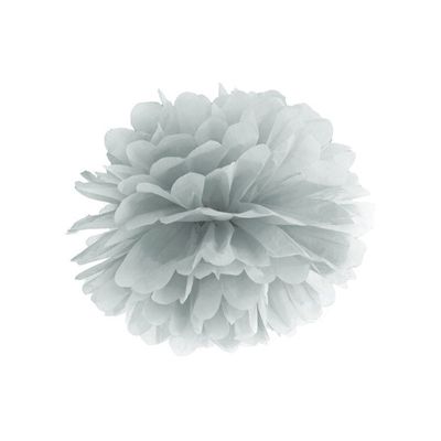 Pom Pom Silver 25 cm