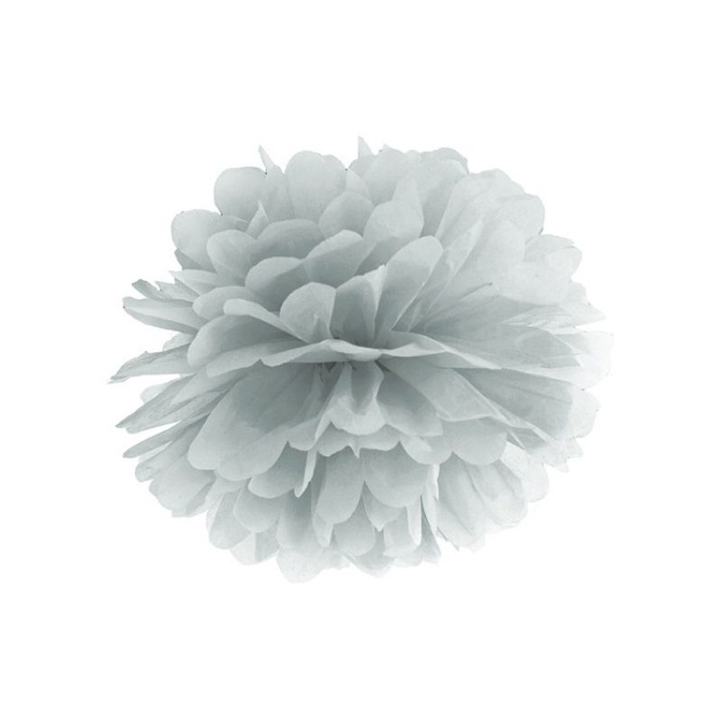 Pom Pom Silver 25 cm