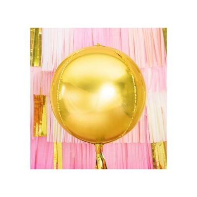 Rund Folieballong Guld