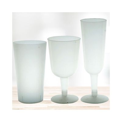 Återanvändbara plastglas 18st