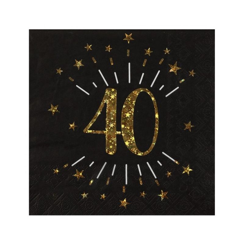 Servetter Sparkling 40 år