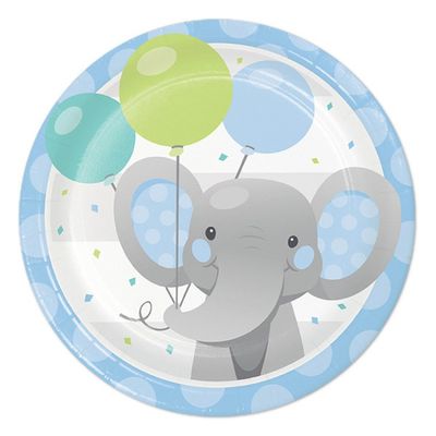 Pappersassietter Bedårande Elefant Blå