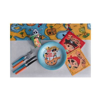 Papperstallrikar Barnkalas Pirattema 10-pack