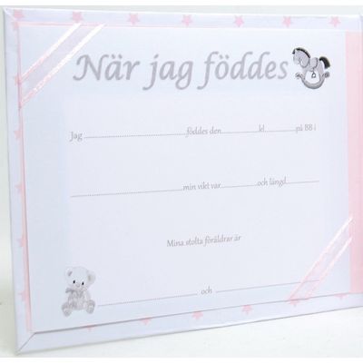Mitt första avtryck Rosa
