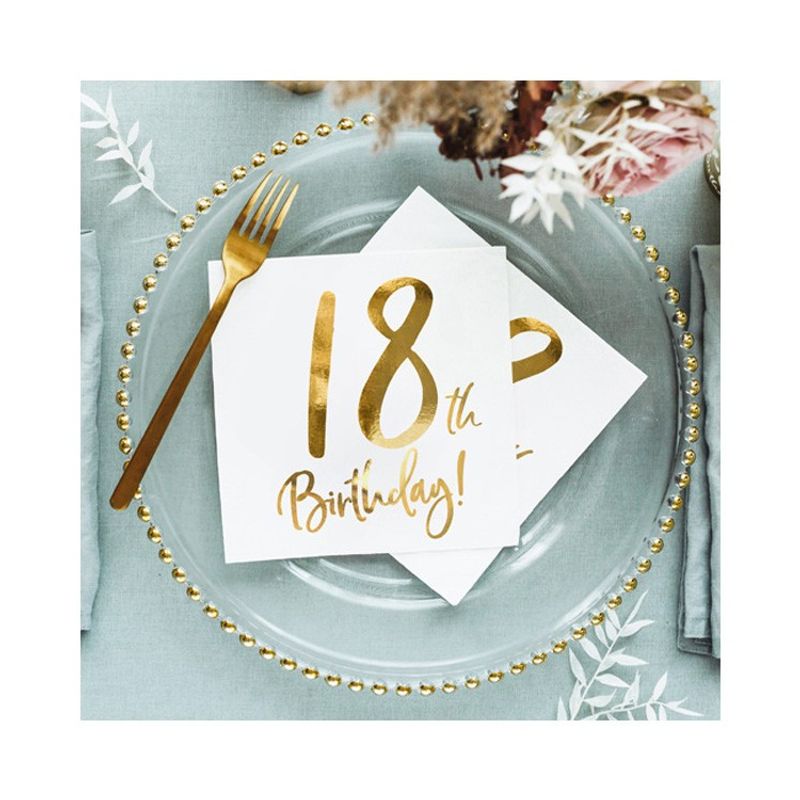 Servetter Vita 18 år
