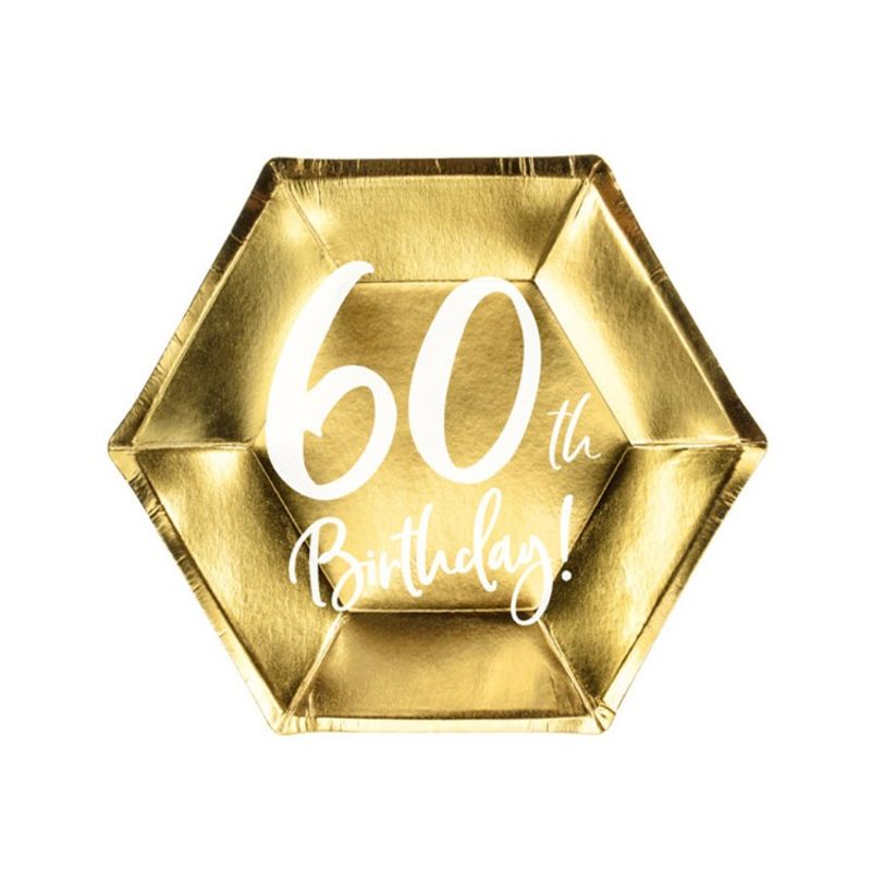 Pappersassietter 60 år Guld