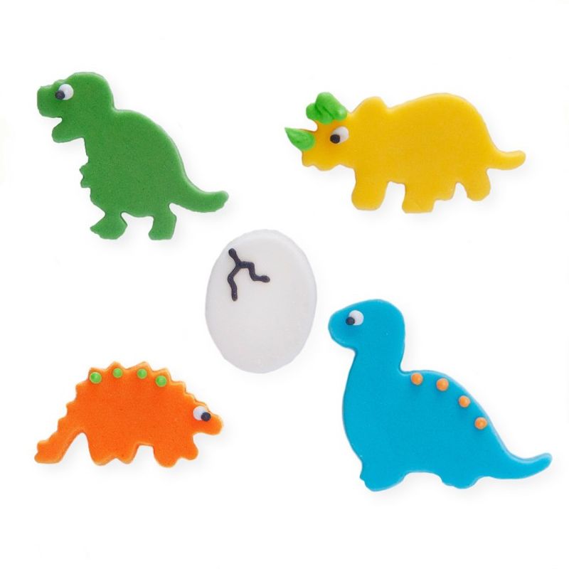 Sockerdekorationer Baby Dinosaurier