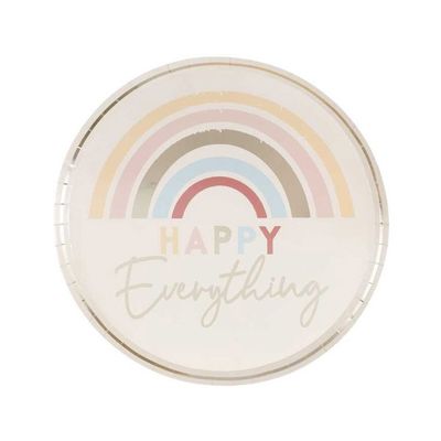 Papperstallrikar Happy Everything