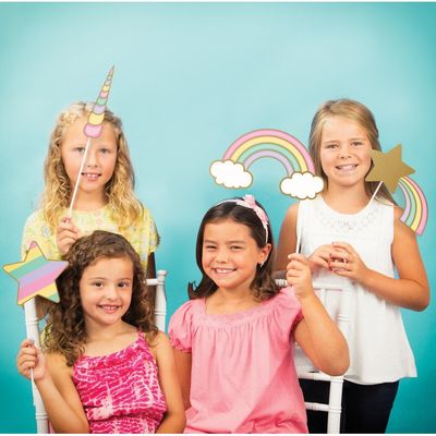 Enhörning Sparkle Photo Props