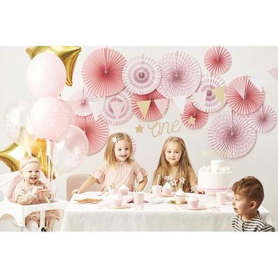 Cupcake Toppers 1st Birthday Guld