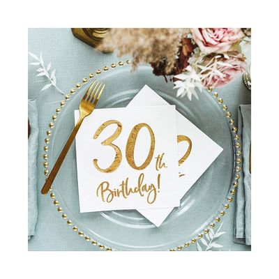Servetter Vita 30 år