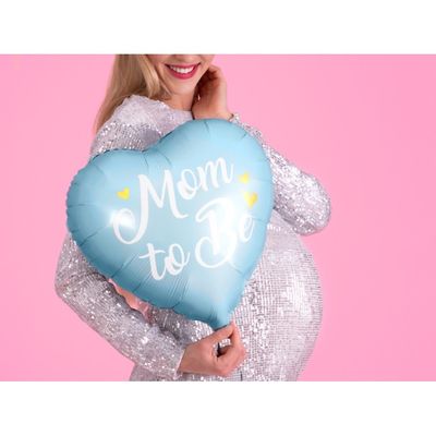 Folieballong Ljusblå - Mom to Be