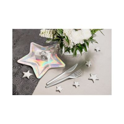 Dekoration Stjärnor Silver