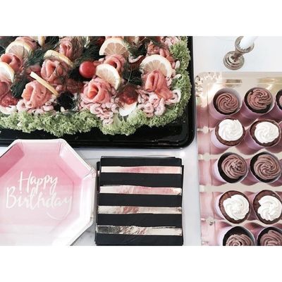 Muffinsformar, Snacksbägare Ljusrosa