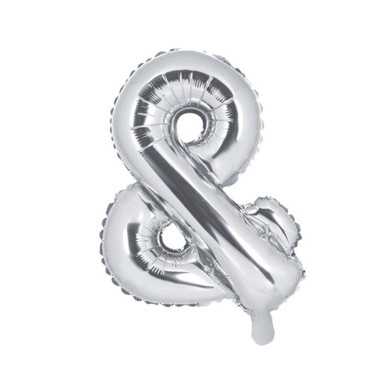 Folieballong - & - Silver