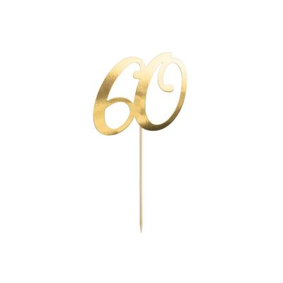 Tårtdekoration 60 år