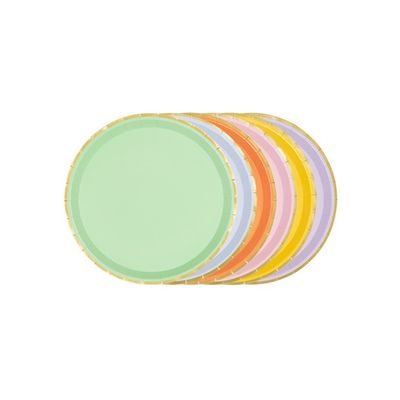 Papperstallrikar Pastell