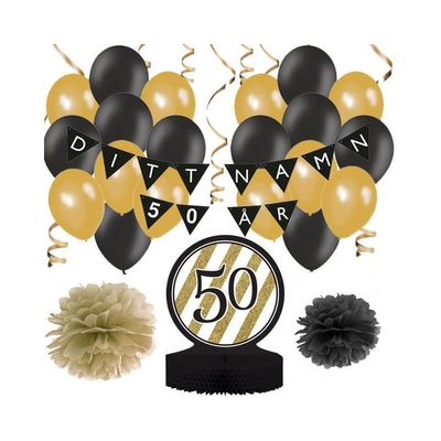 Personligt dekorationskit - 50 år