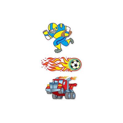 100 pack tatueringar Blå