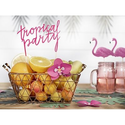 Cake topper Tropical