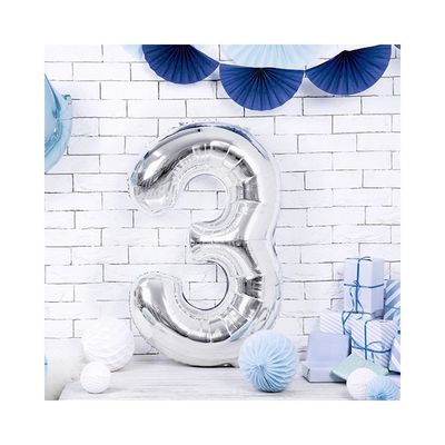 Sifferballonger Silver, 86 cm