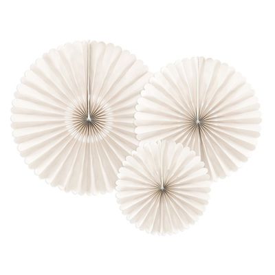 Pappersmåne 3-pack Cremevit