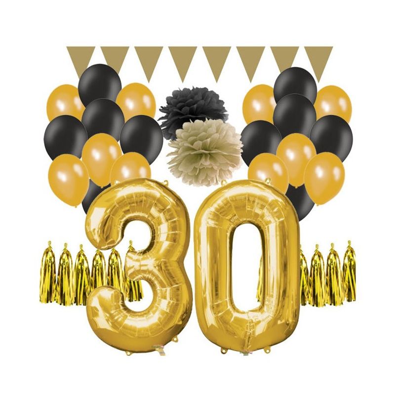 Dekorationskit 30 år Guld