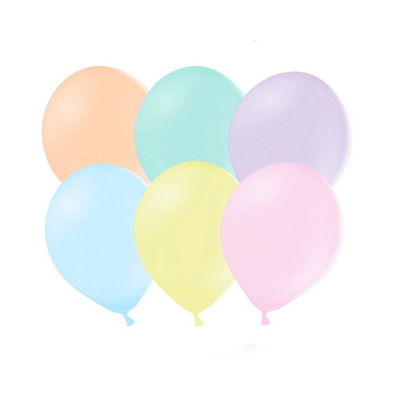 100 pack Pastellballonger