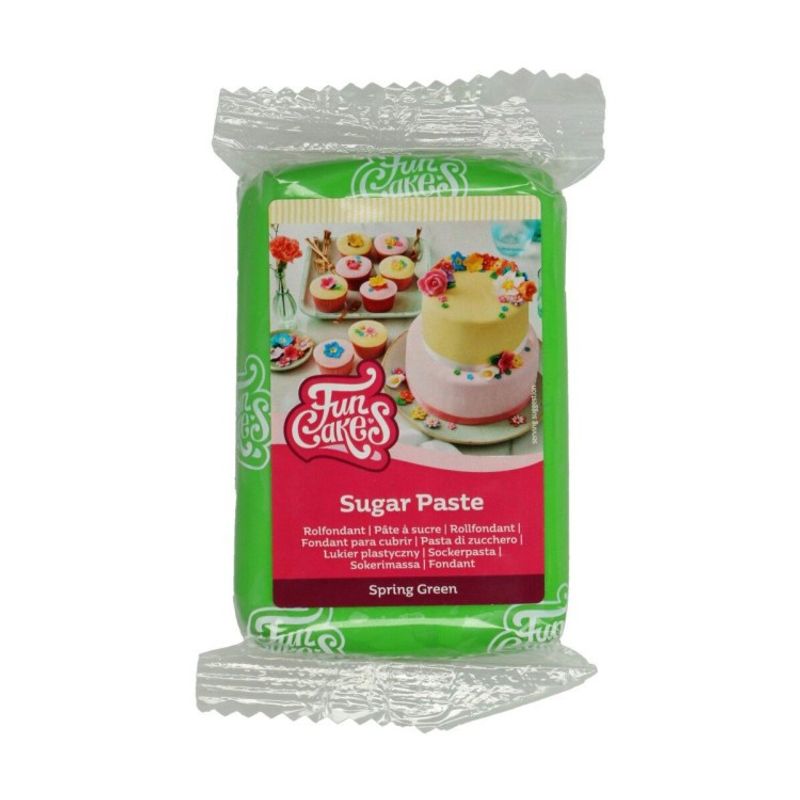 Sockerpasta, Sugarpaste Ljusgrön