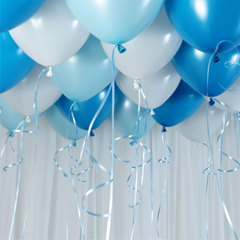 Takballonger 30-pack, blå