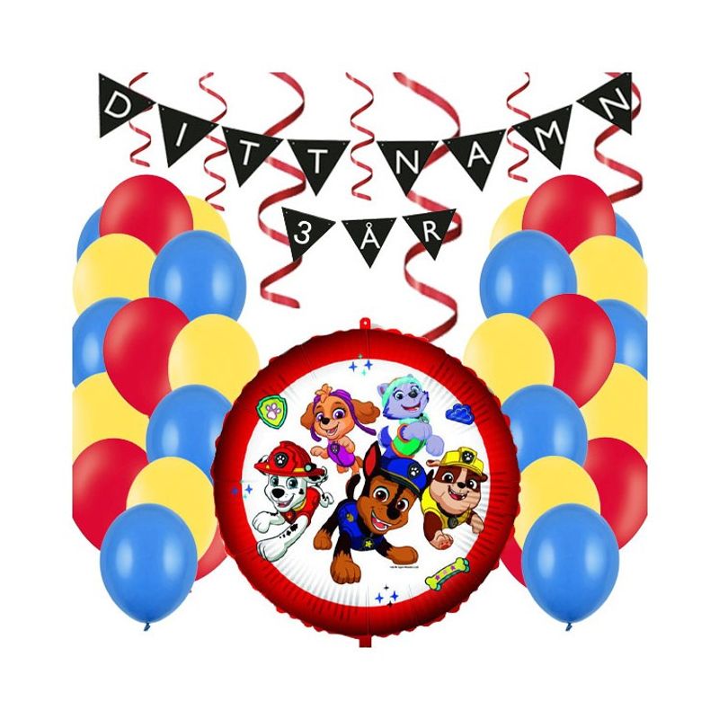 Personligt dekorationskit Paw patrol