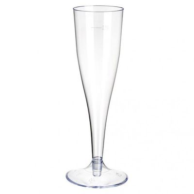 Återanvändbara champagneglas Plast 6-pack