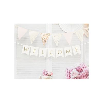 Vimpel "Welcome" Vit