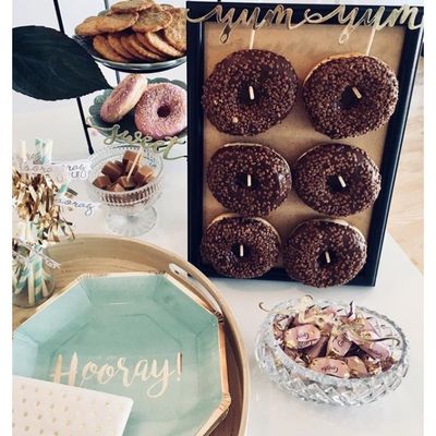 Cupcake Topper Love Guld 6-pack