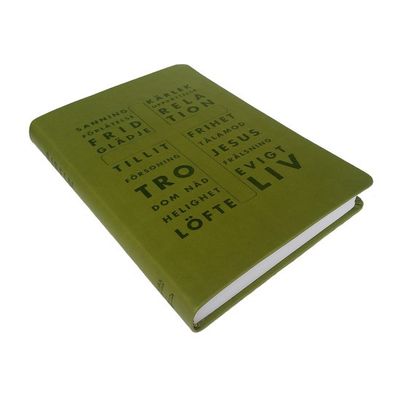 Svenska Folkbibeln 2015 - Slimline - Grön skinnimitation